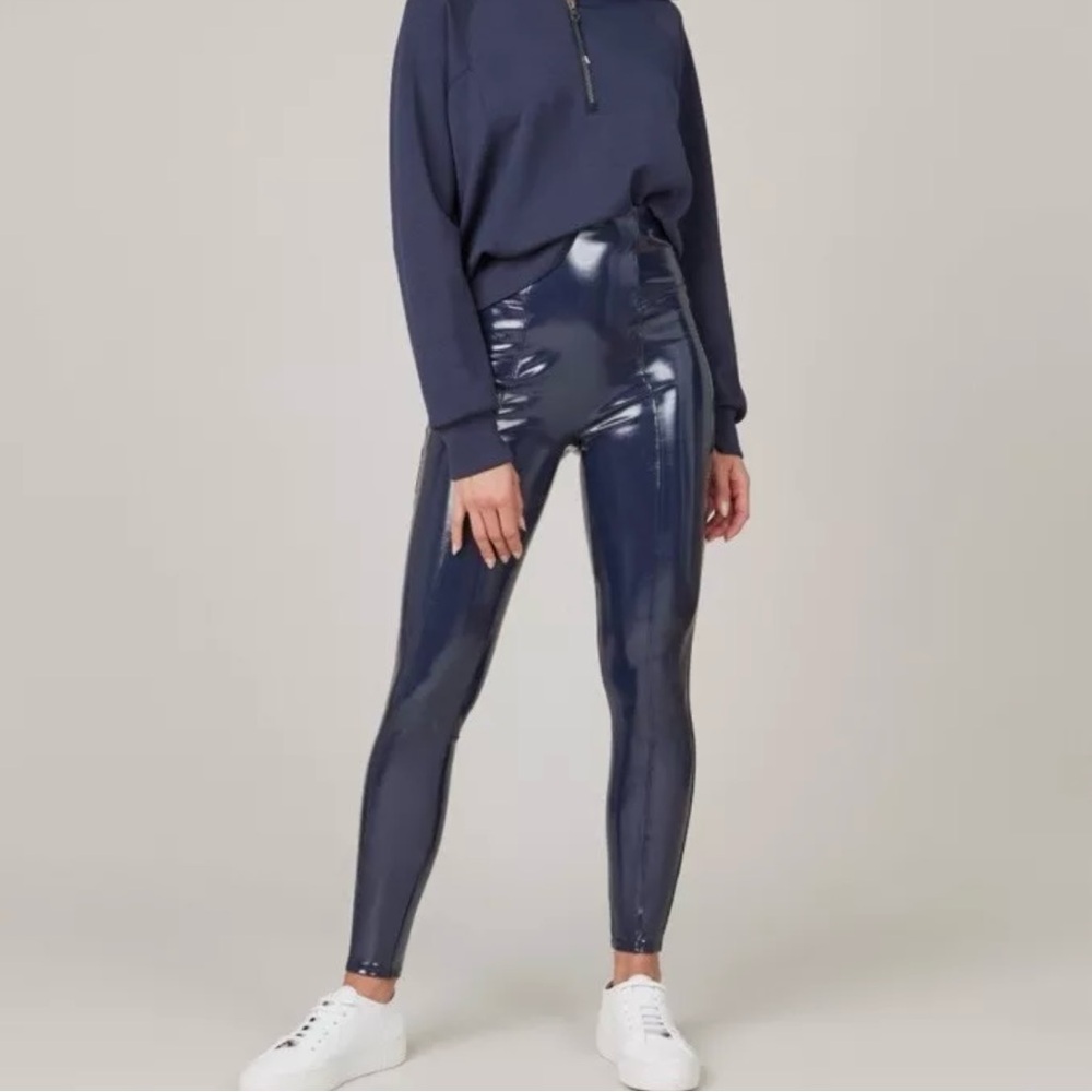 Spanx Faux Patent Leather Leggings